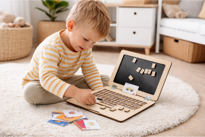 DRVENI LAPTOP ABECEDA